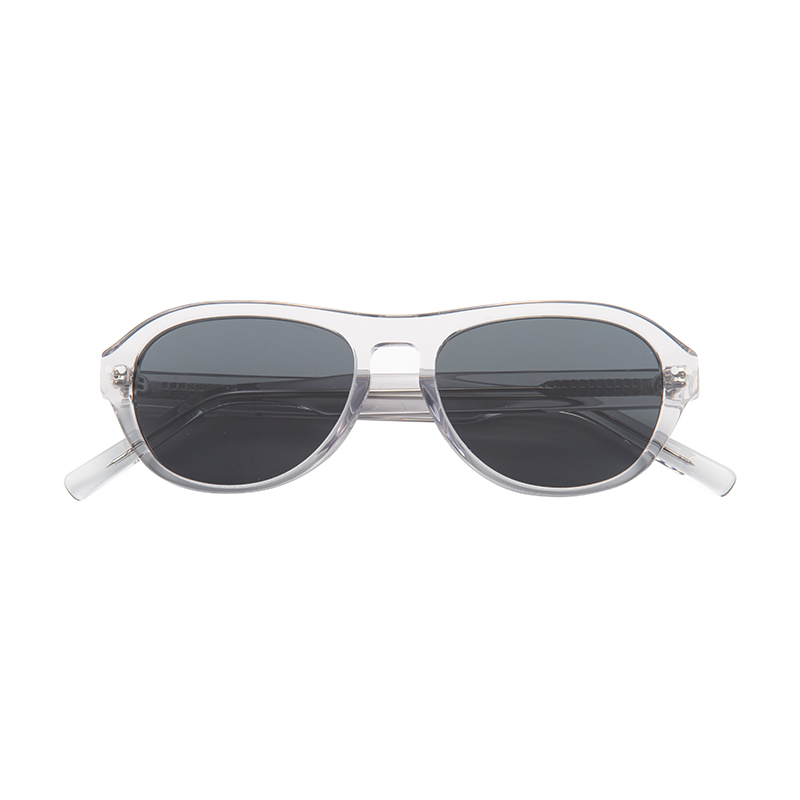 Custom Wholesale Simple Trend Polarized Shades Tac Lenses Glasses Women Acetate Glasses Men Sunglasses
