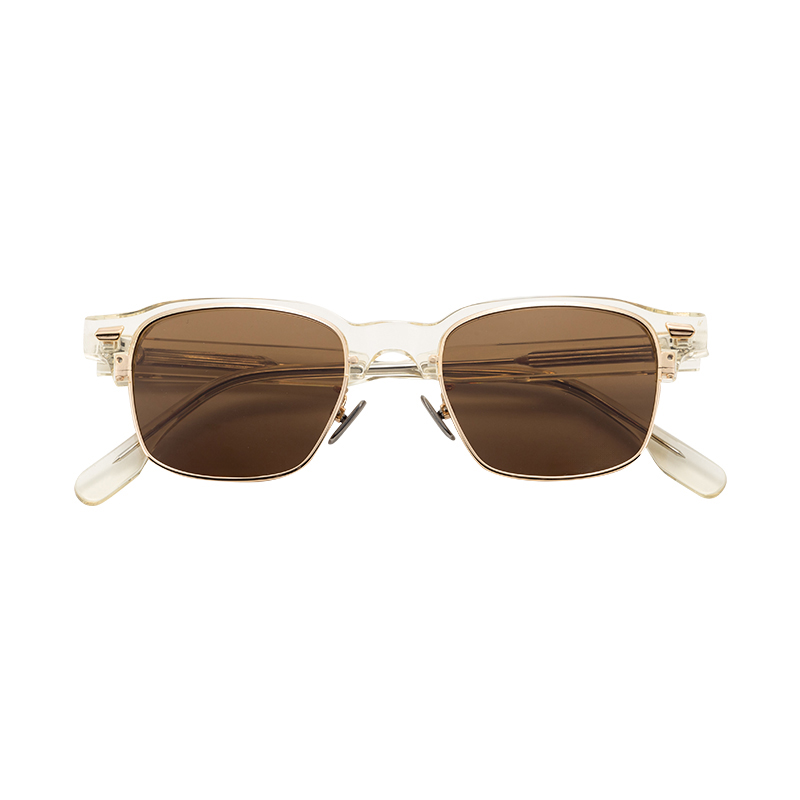 High Quality Unique Man Acetate Metal Optical Frame Retro Small Square Metal Glasses Acetate Eyewear Eyeglasses