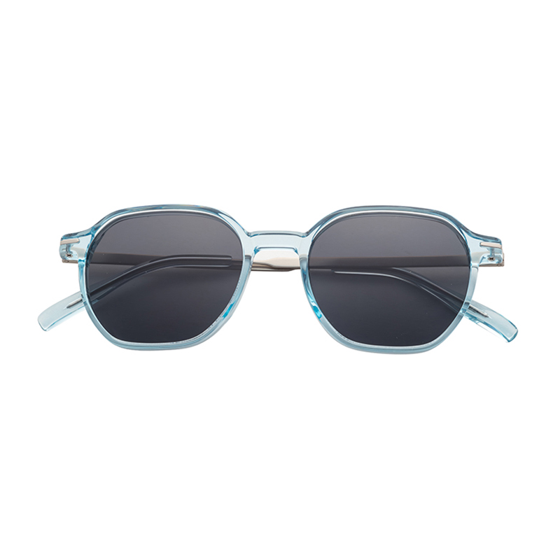 Wholesale Mens Sunglasses Square Frame Half Titanium Frame Sunglasses Men's Simple Frame Female Optical Sunglasses