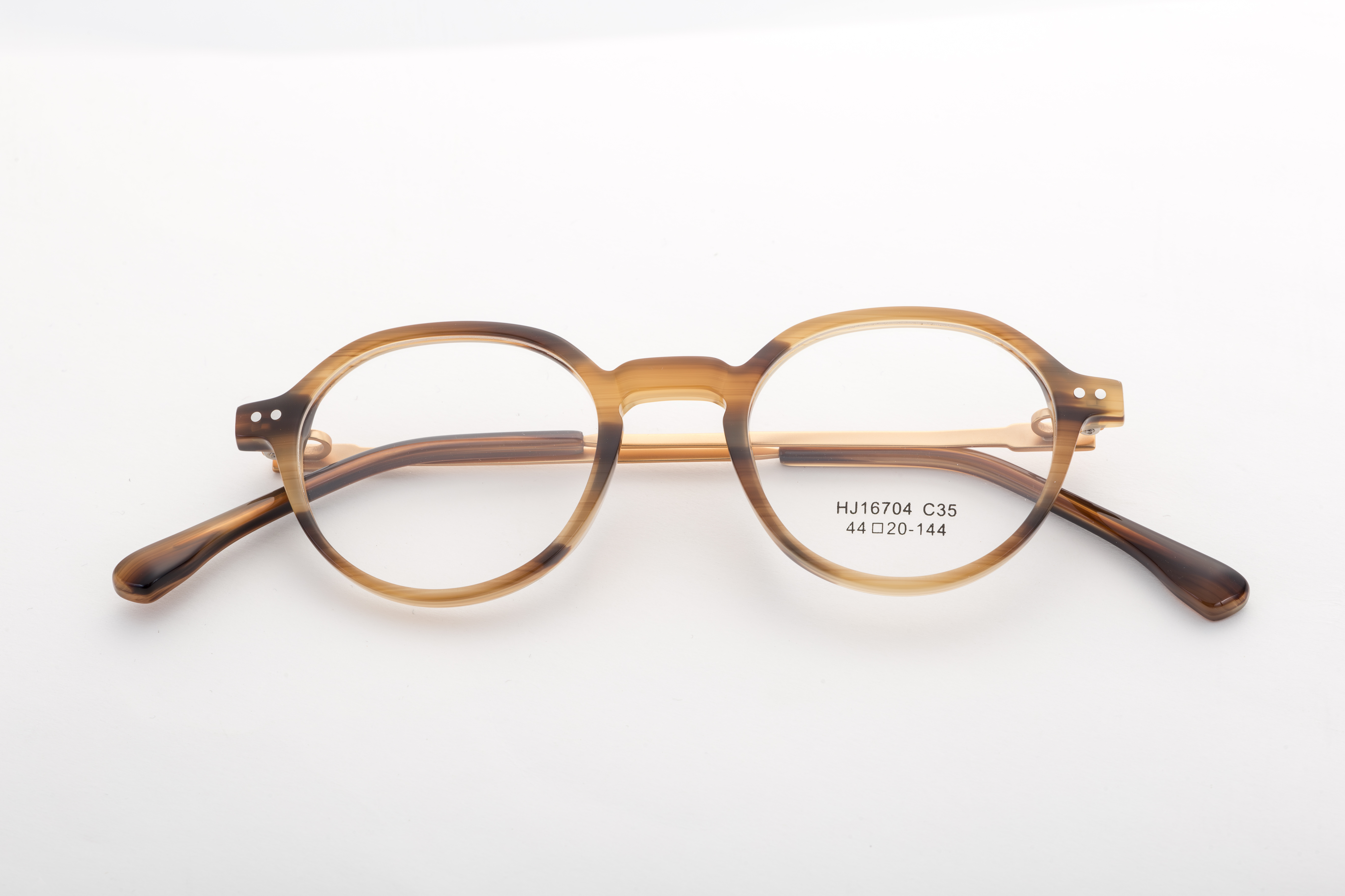 New Half Titanium Frames Optical Oem Round Titanium Design Custom Optical Glasses Frame Retro Luxury