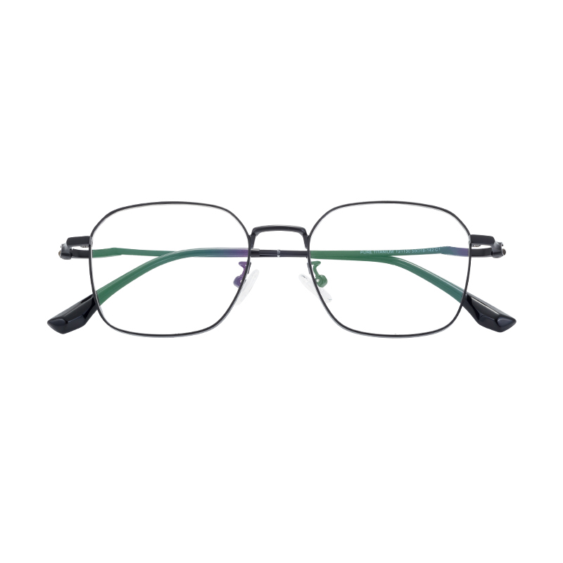 2025 Brand Design Half Titanium Optical Eyeglasses Vintage Prescription Spectacle With Various Colors Frame