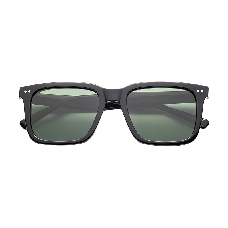 Ready Stock Visor Square Sunglasses Optical Frame Eyeglasses Frame Men Women Fashionable Square Acetate Fiber Sunglasses