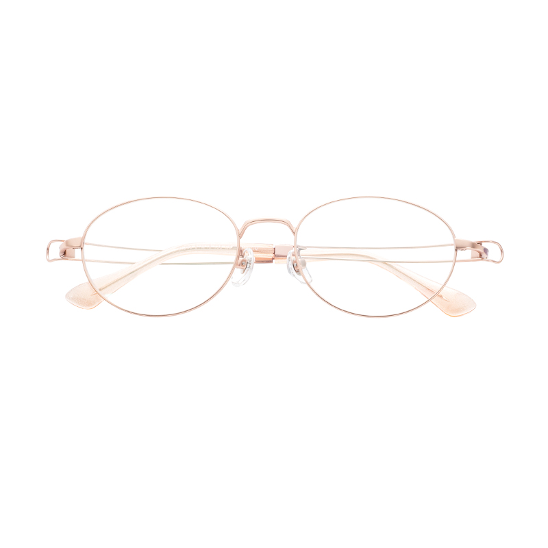 Semi-Titanium Lightweight Durable Optical Glasses Frames Customized Diamond Face OEM ODM Reading Eyeglasses Spectacle Frame