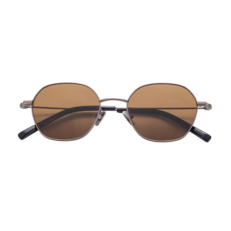 Trendy Comfortable Durable Sunglass Manufacturer Pure Designer Glasses Titanium Unalloyed Titanium Retro Sunglasses