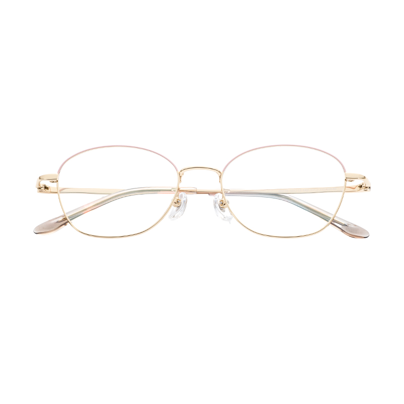 Premium Quality Modern Style Custom Wholesale Factory Direct Half titanium glasses frames Eyeglasses