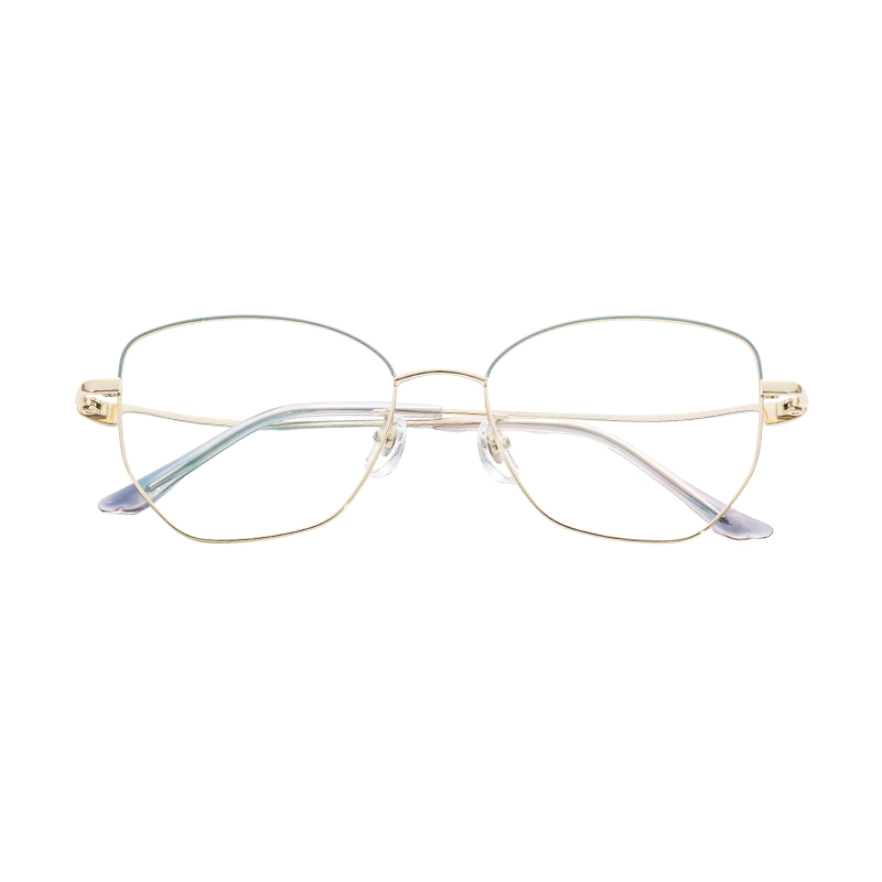 Factory Price Hot Selling Lightweight Durable Universal Stylish Semi-Titanium Glasses Frames Eyeglasses
