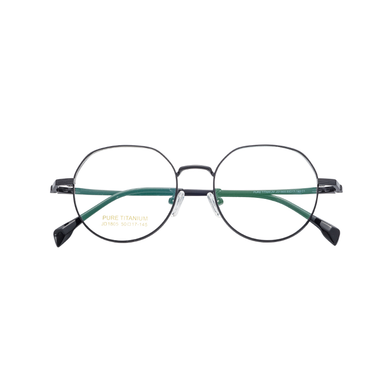 Trendy Lightweight Unisex Custom Wholesale Design For Outdoor Activities Semi-Titanium Glasses Frames Eyewear Eyeglasses