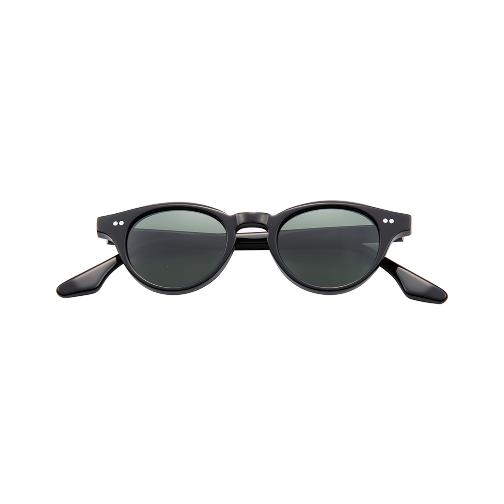 Retro Plastic Round Frames Blocker Optical Sunglasses Acetate Transparent Eyeglasses Sunglasses