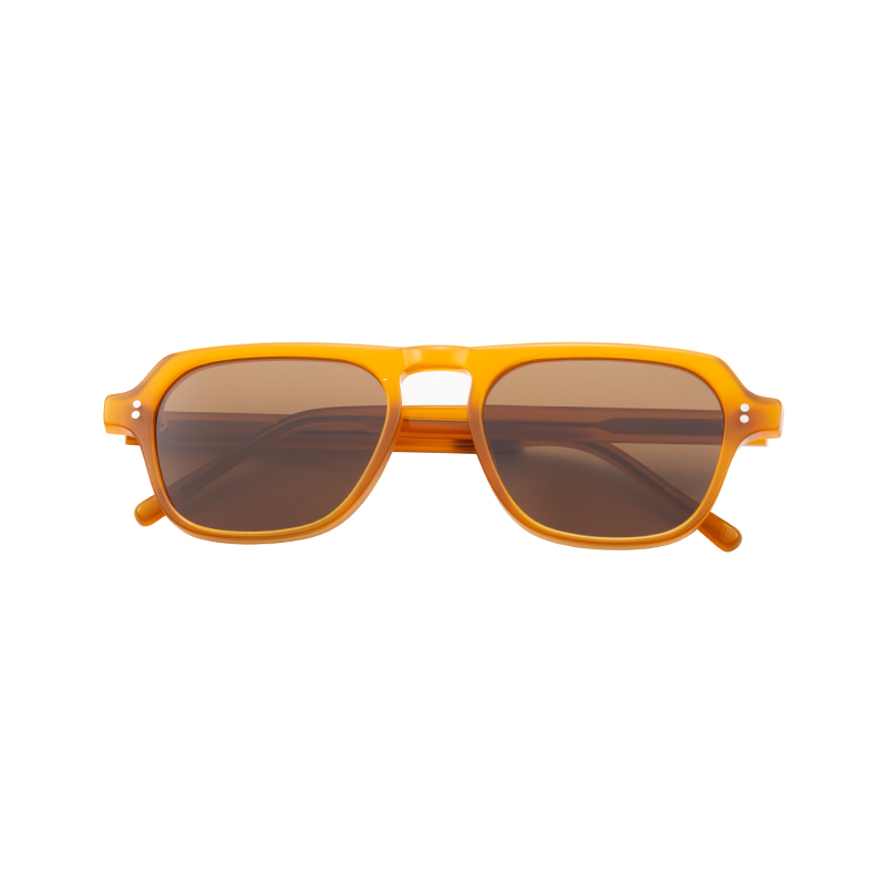 Oversized Round Shades Polarized Tac Lens Acetate Temple Trend Custom Sunglasses Fashion Luxury Sun Glasses