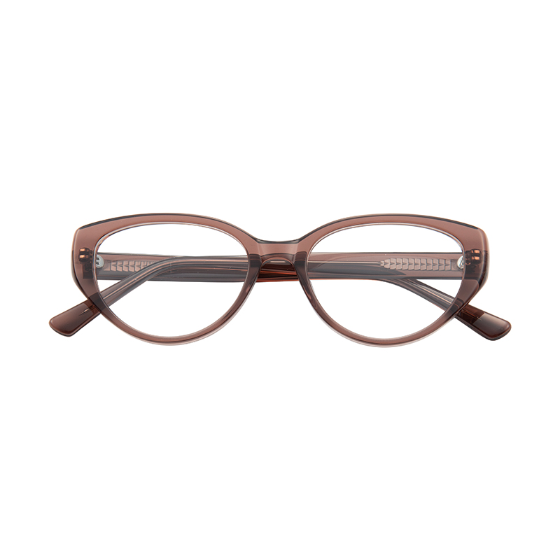 Custom Logo Italy Design Mazzucchell Unisex Acetate Clear Transparent Myopia Eyeglasses Frame Blue Light Blocking Glasses