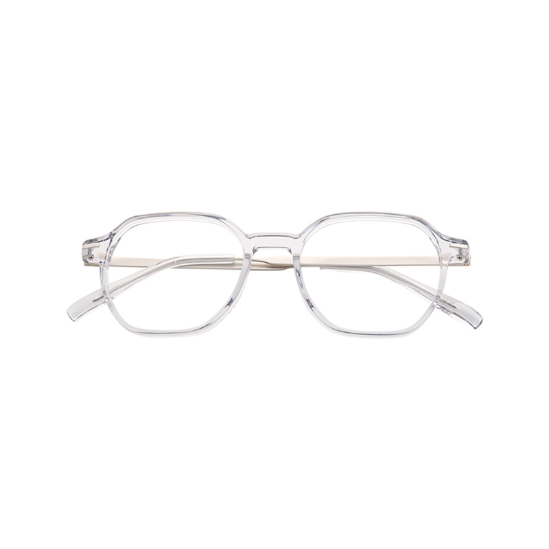 Luxury Fashion Exquisite Half Titanium Frame Spectacle Frames High-End Design Handmade Men's Square Frame Glasses