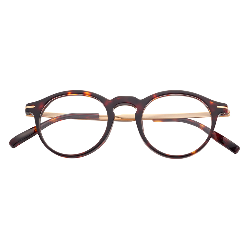 Acetate Vintage Eyeglass Frames Women Optical Half Titanium Eyeglasses Men Optical Frames Glasses