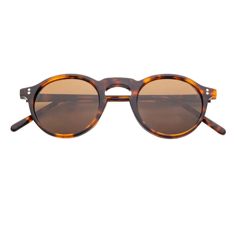 Designer Sunglasses Round Vintage Sunglasses Unisex Fashion Mazzucchelli Acetate Sunglasses