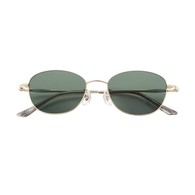 Ultralight Half Titanium Sunglasses For Women And Men UV400 Lightweight Anti-Glare Mirror Sunglasses