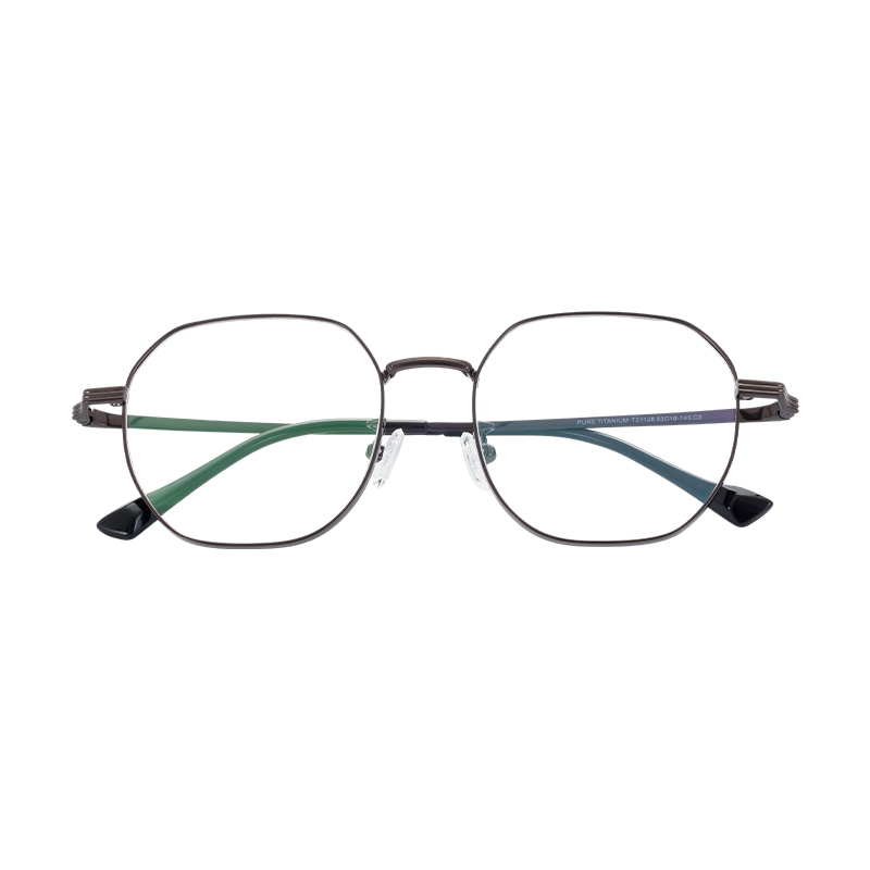 Wholesale Photochromic Unisex Optical Spectacles Eyeglasses Frames Optical Half Titanium Glasses Frames