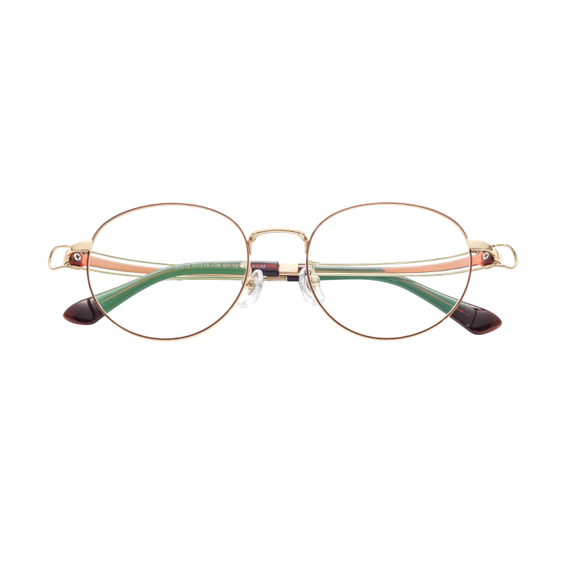 Customizable Solid Pattern Optical Glasses Adjustable Nose Pad with Semi-Titanium Metal Hinge Classic Spectacle Eyewear OEM ODM