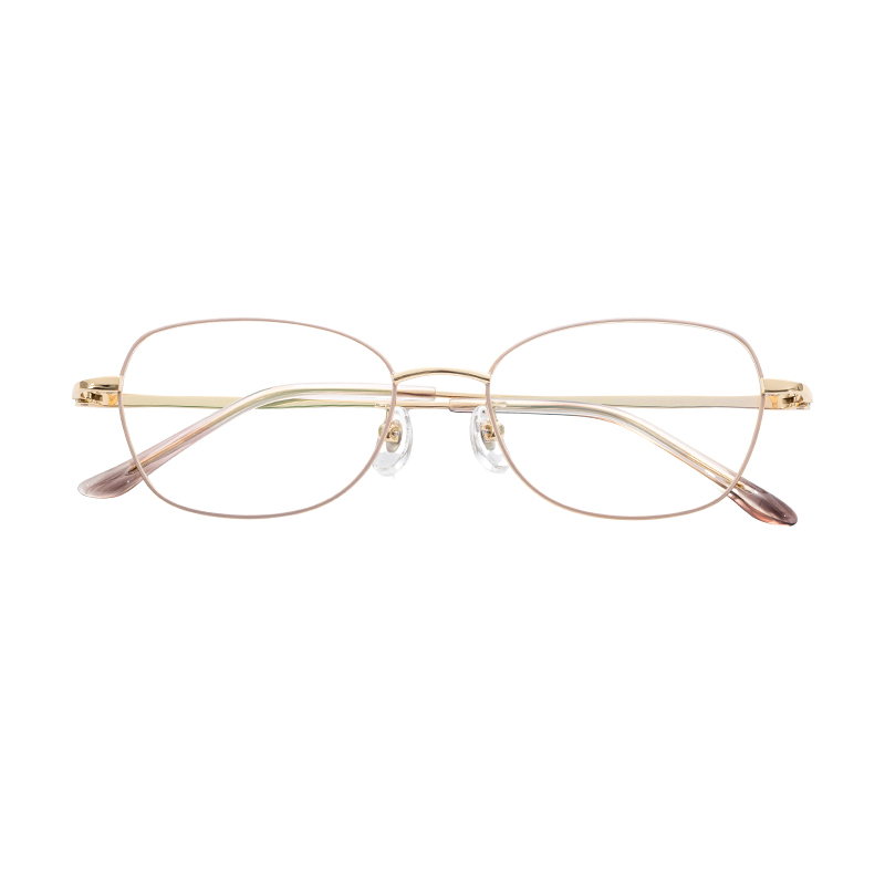 Premium Custom Design Unisex Luxury Modern Fashion Outdoor Activity Half Titanium Glasses Frames Eyeglasses
