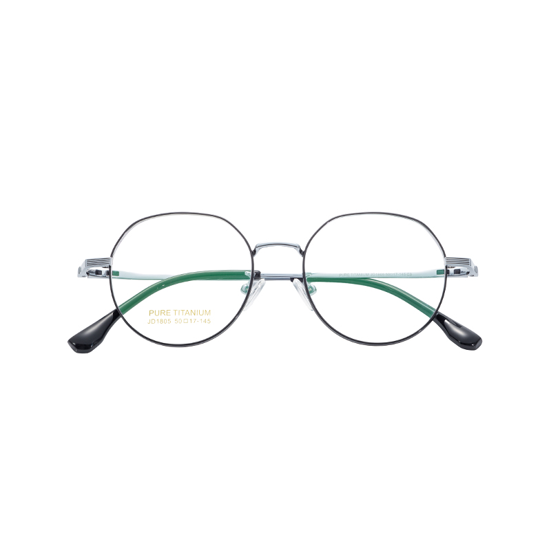 Premium Durable Luxury Factory Direct Creative Personalized Fashion Accessories Semi-Titanium Glasses Frames Eyeglass Frames