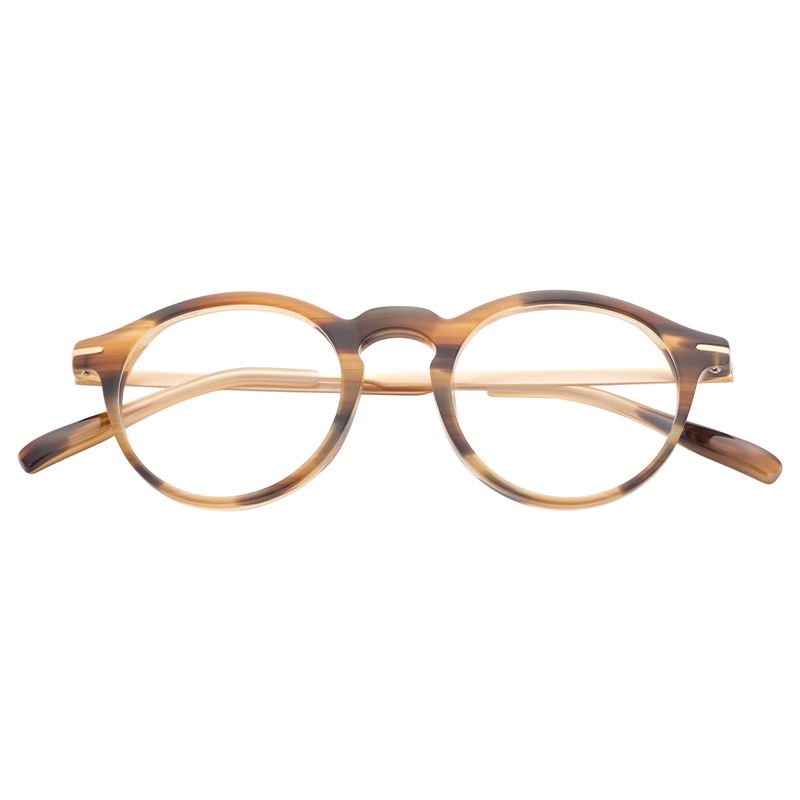 Acetate Vintage Eyeglass Frames Women Optical Half Titanium Eyeglasses Men Optical Frames Glasses