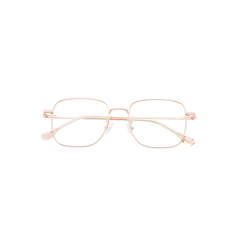 Modern Wholesale Customized Luxury Half Titanium Glasses Frames Creative Design Eyeglasses Eyewear Optical Frames Spectacles