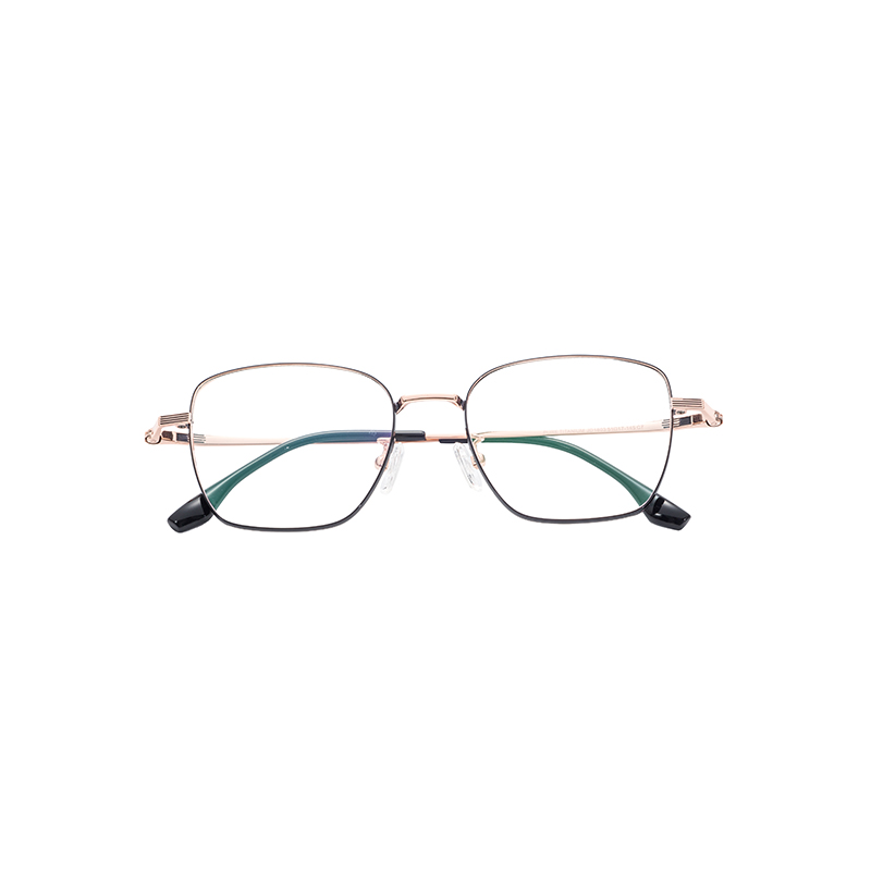 Trendy Unisex Lightweight Designer Eyewear Factory Direct Popular Semi-Titanium Glasses Frames Optical Frames Eye Glass Glasses