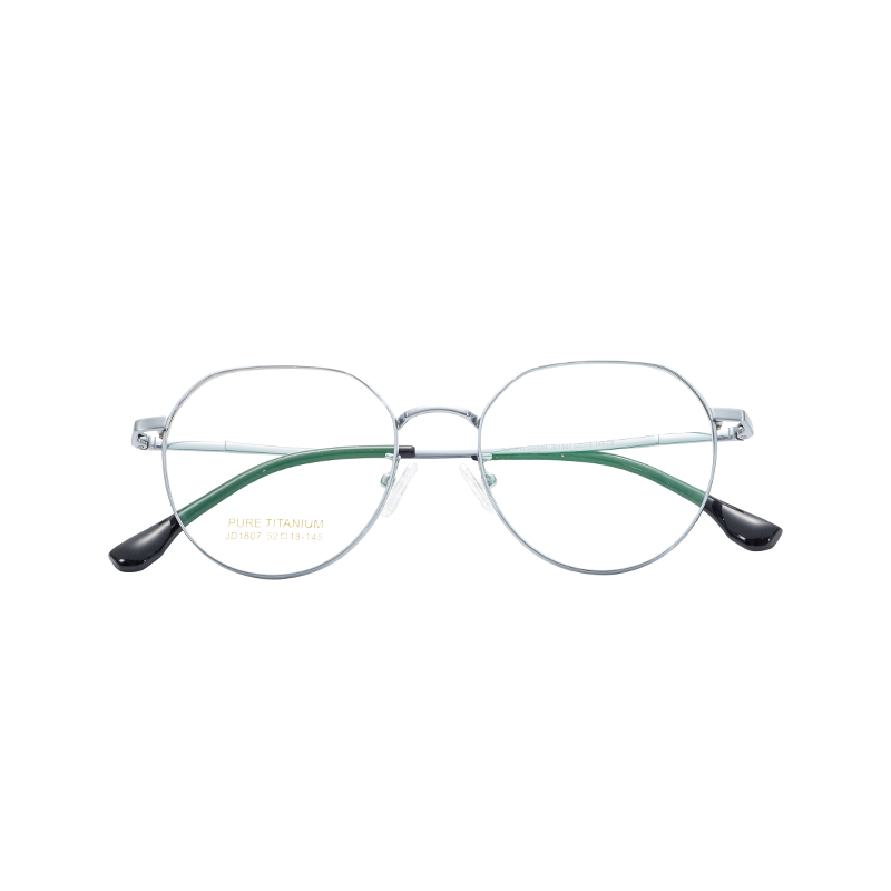 Eco Friendly Lightweight Eyeglasses Recycled Material Custom Fit Service Wholesale Semi-Titanium Glasses Frames Optical Frames