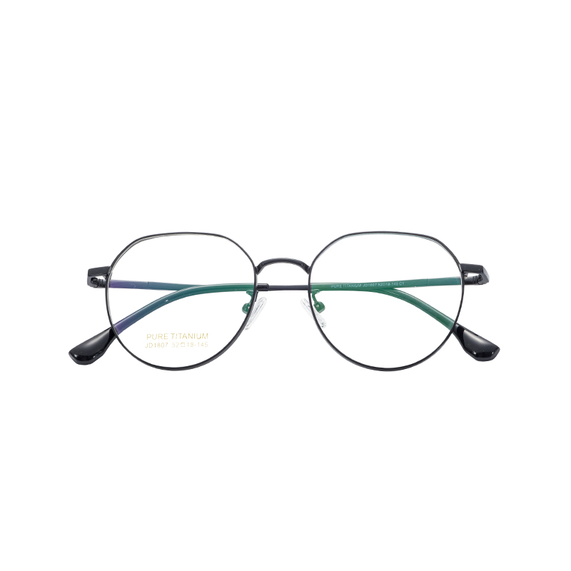 Fashion Forward Designer Eyeglasses Trendy Color Options Oem Service Durable Semi-Titanium Glasses Frames Eyewear Glasses