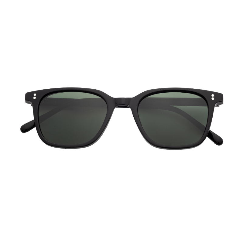 HJ16187-Acetate Acetic Acid Sunglasses Women's square Men's Polarized Glasses Riveted Sunglasses Clear High Quality Driving Acetate Sunglasses