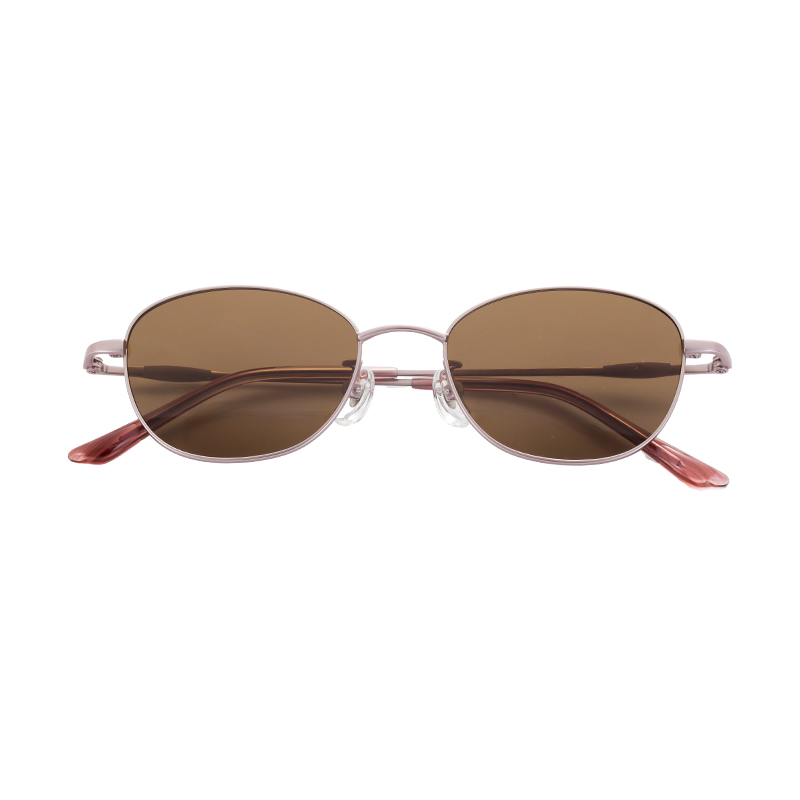 HJ80222-Italian Style Round Colorful Fashion Half Titanium Frame Sunglasses For Men And Women Shades UV400 Protection
