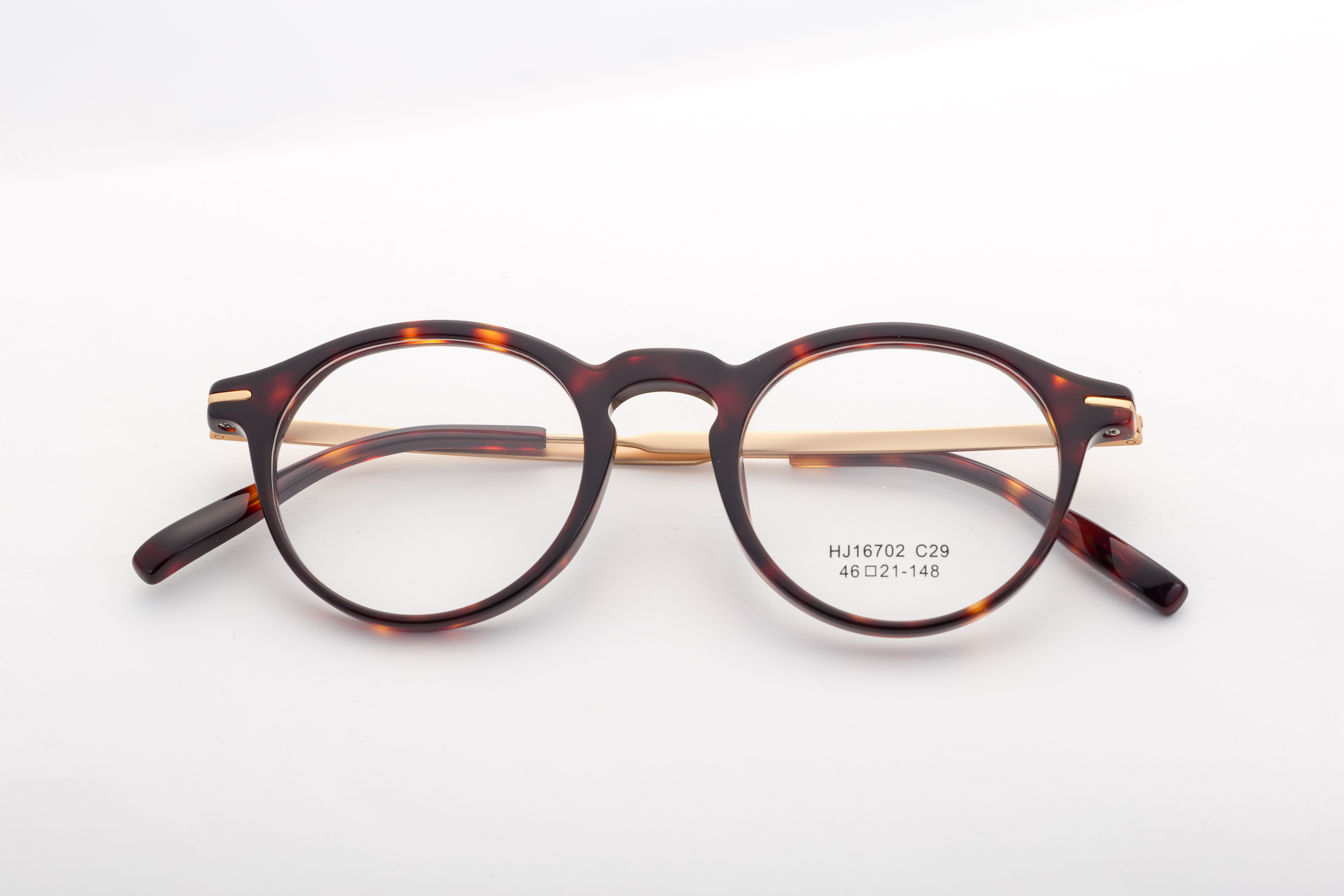 Half Titanium Frames Optical Morden Light Ladies Round Titanium Optical Glasses Frame Retro Luxury Eyeglasses Frames