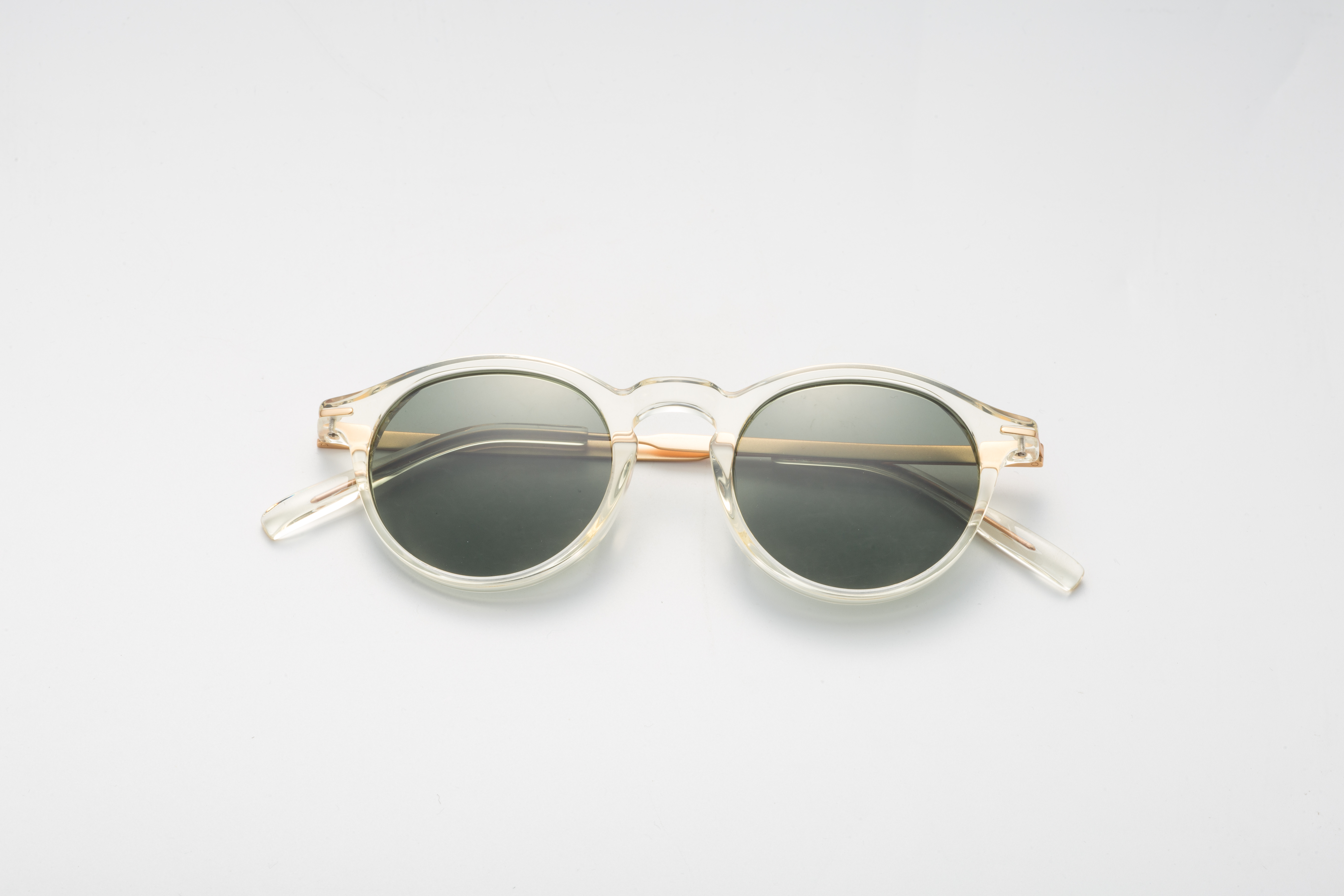 High Quality Fashionable Shades Custom Acetate Sunglasses Frame Mens Optical Sunglasses Half Titanium