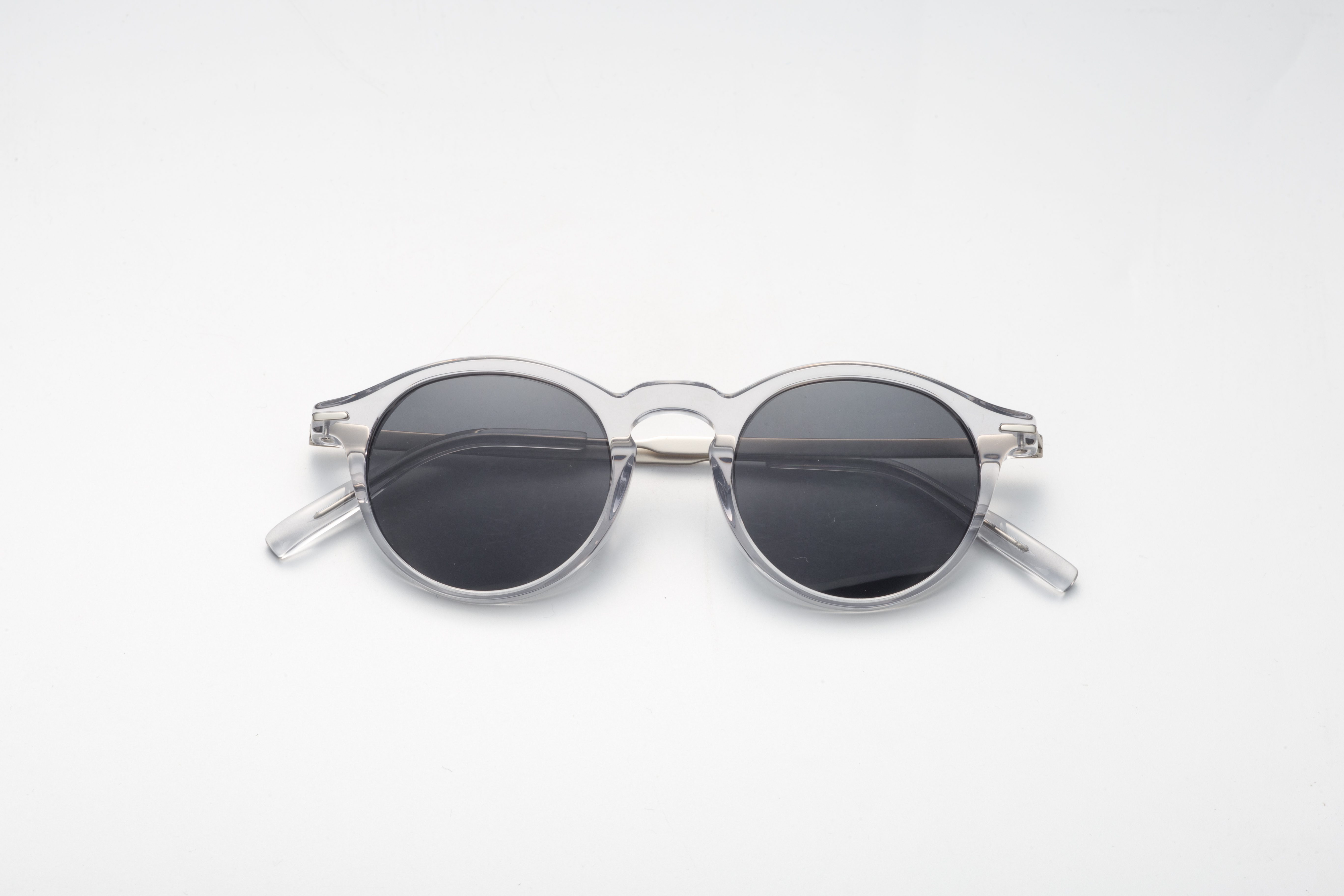 High Quality Fashionable Shades Custom Acetate Sunglasses Frame Mens Optical Sunglasses Half Titanium