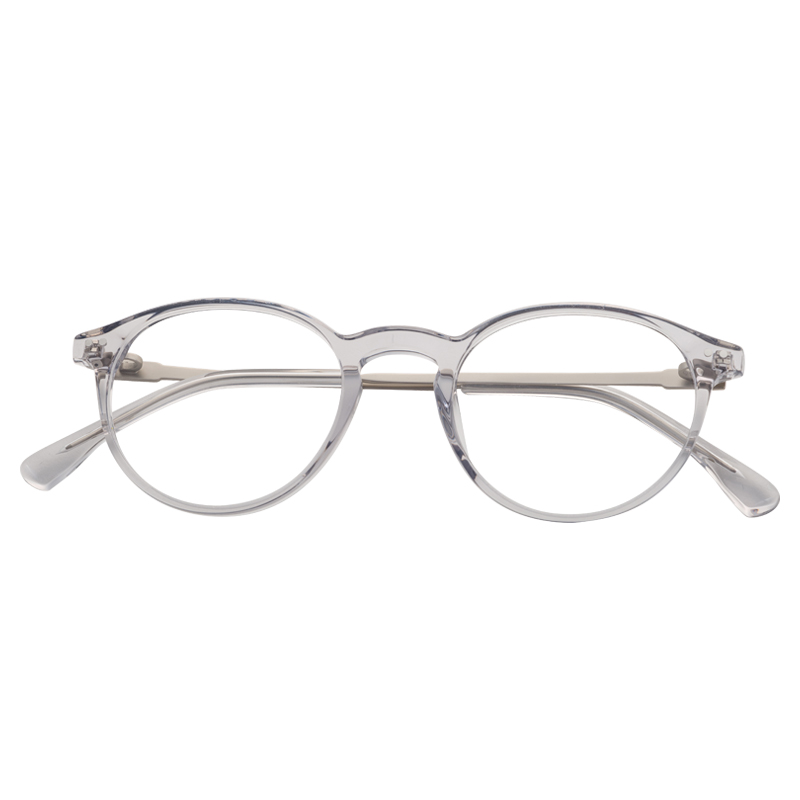 Frames Anti Blue Light Computer Fashion Eye Glass Frames Optical Glasses For Women Men Half Titanium Eyeglass Round