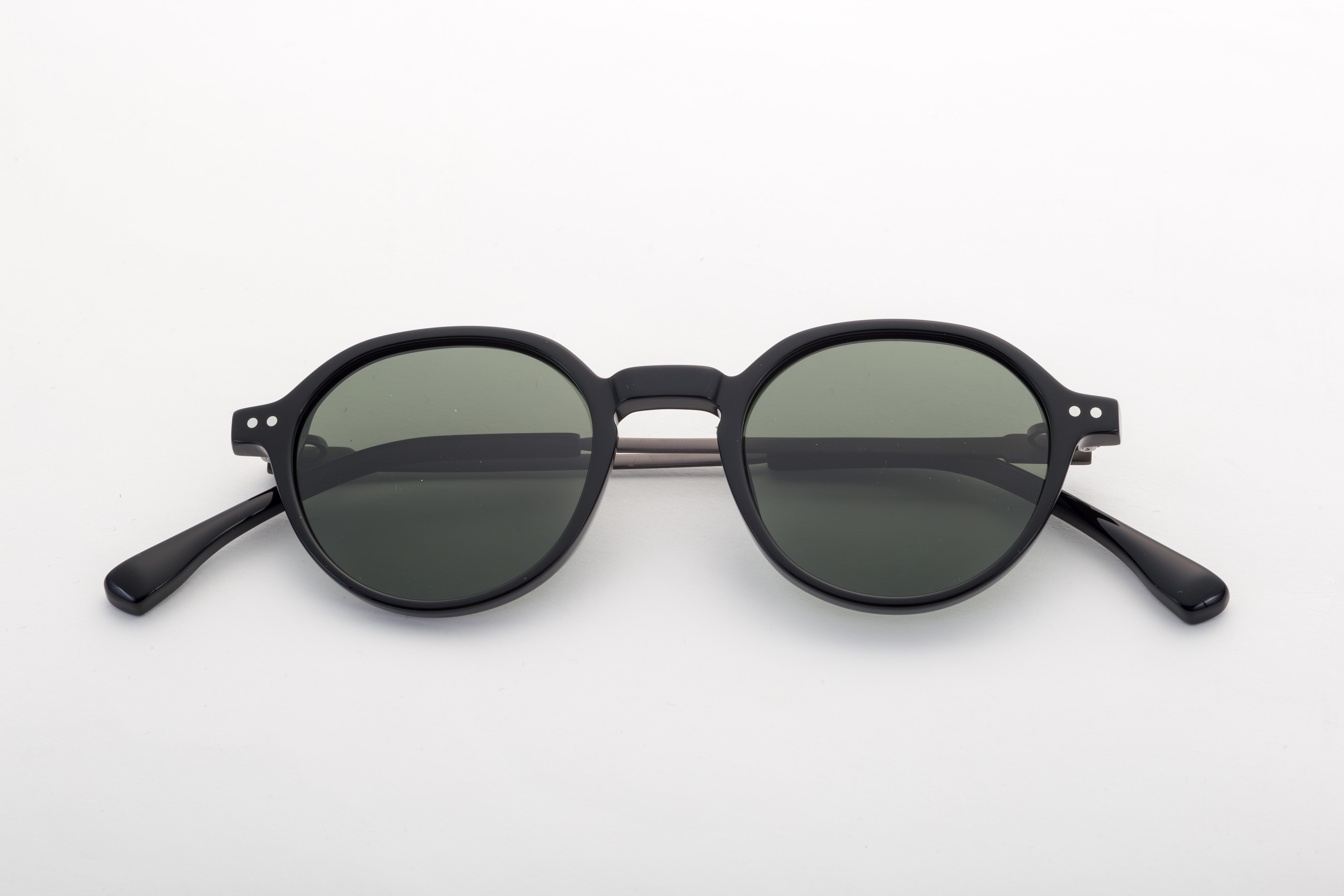 Custom Vintage Designer Sunglasses Men Half Titanium Round Sun Glasses Ladies Shades Eyewear