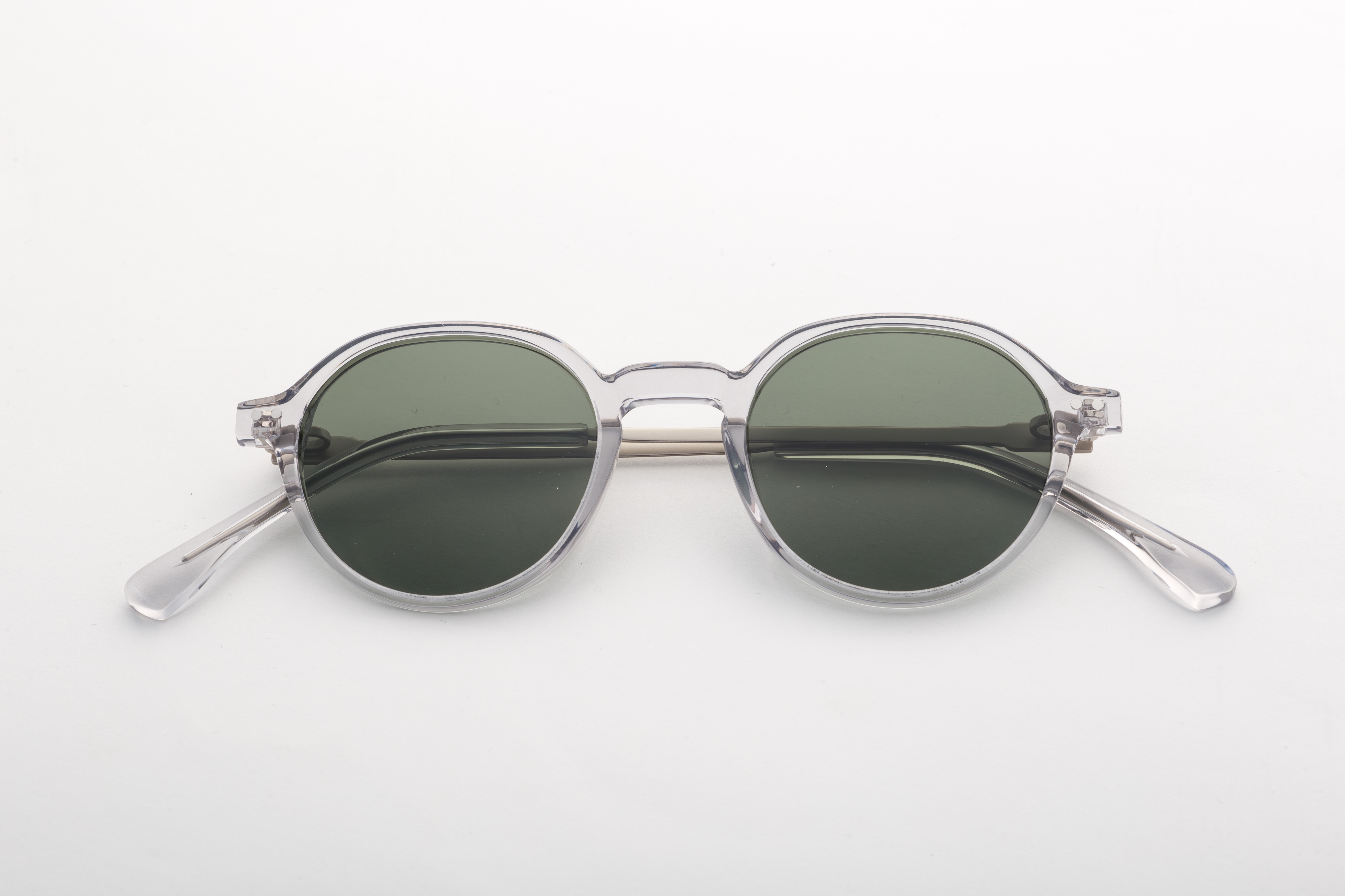 Custom Vintage Designer Sunglasses Men Half Titanium Round Sun Glasses Ladies Shades Eyewear
