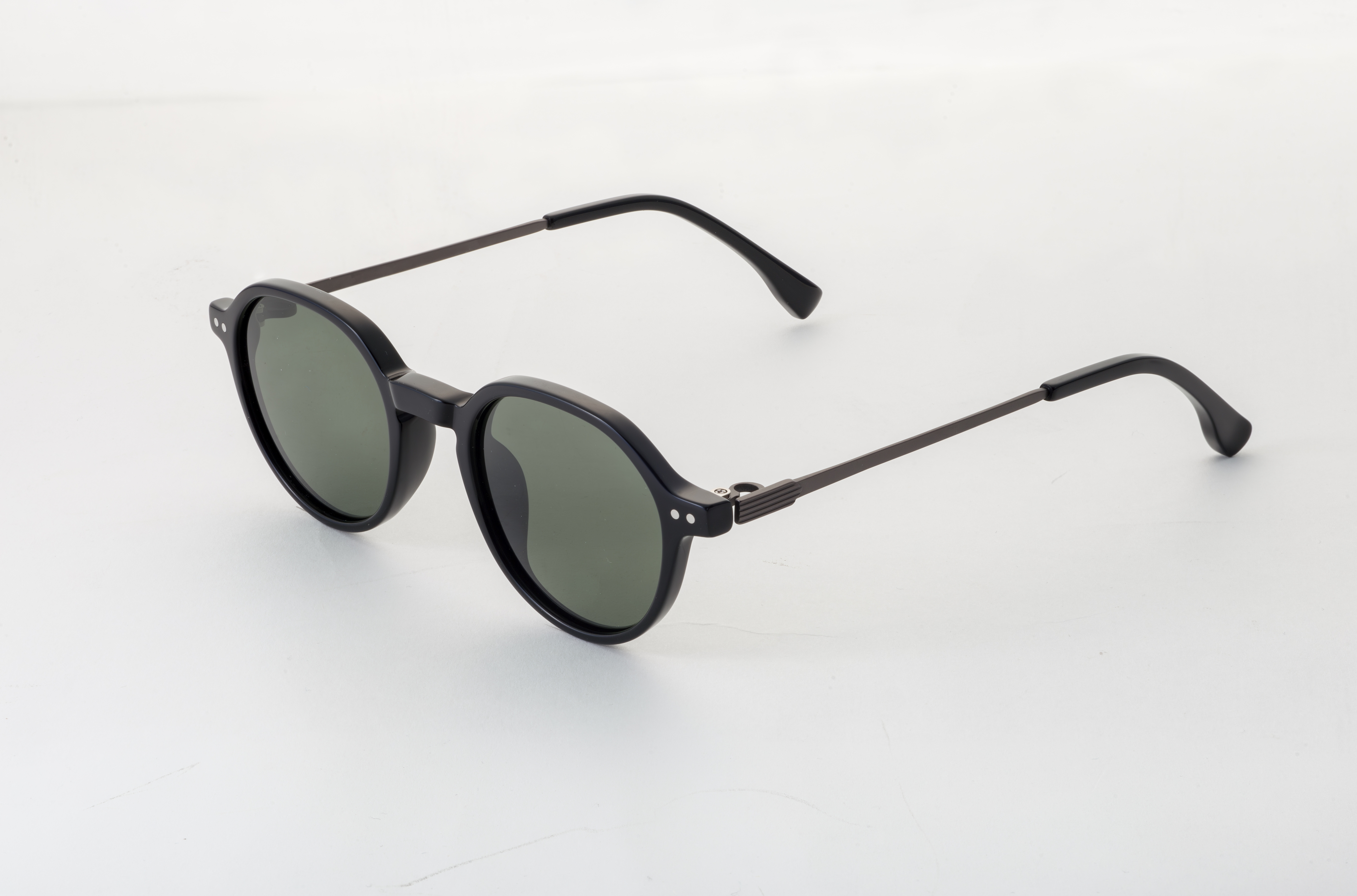 Custom Vintage Designer Sunglasses Men Half Titanium Round Sun Glasses Ladies Shades Eyewear