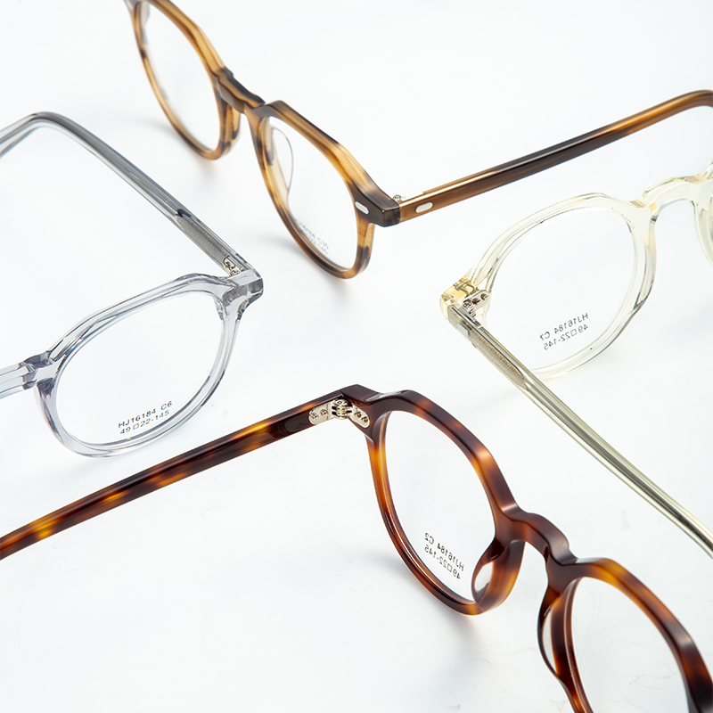 High Quality Eyeglasses Frames Men Fashionable Glasses Acetate Frames Handmade Retro Eyewear For Women