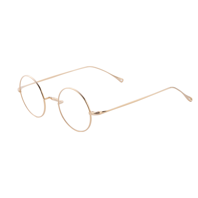 Fashion Round Metal Retro Sunglass Men Women Personalized Unisex Metal Sun Glasses