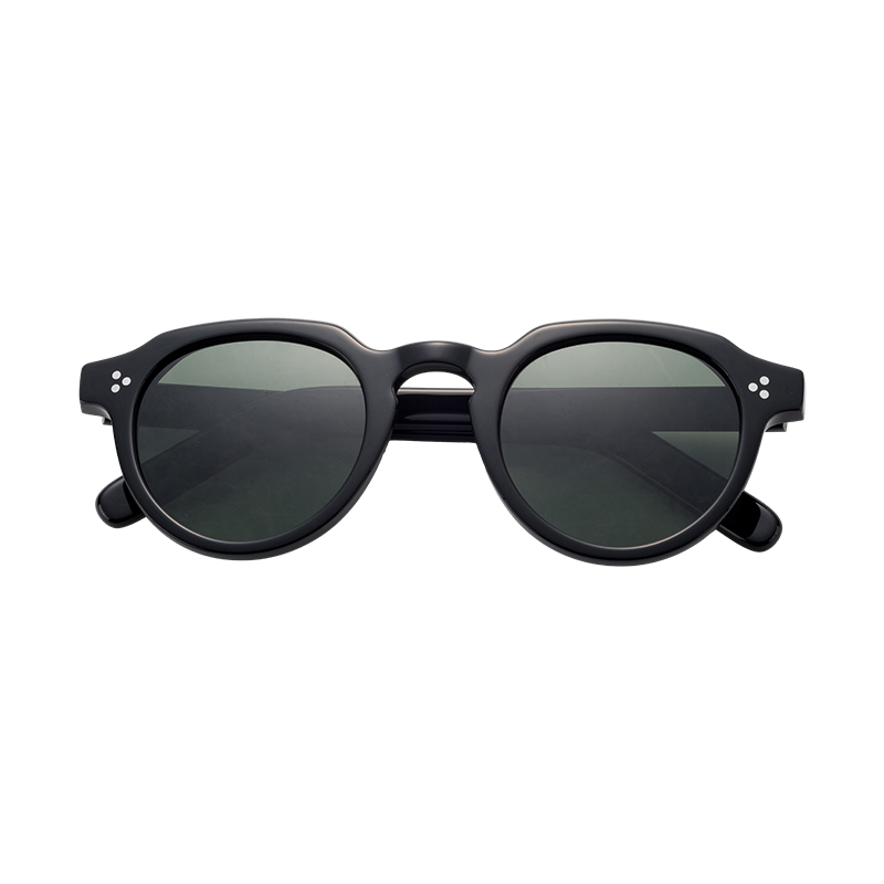Custom Retro Round Shades Glasses Men Biodegradable Sun Glasses Women Fashion High Quality Acetate Sunglasses