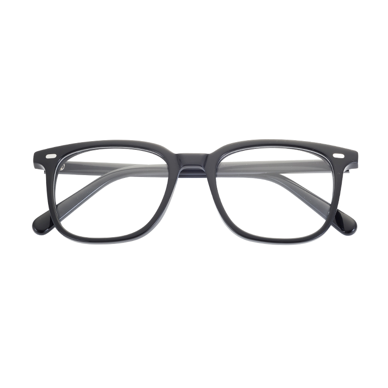 OEM&ODM High-End Unisex Reading Glasses Optical Frame New Fashionable High-End Acetate Eyewear Solid Acetate