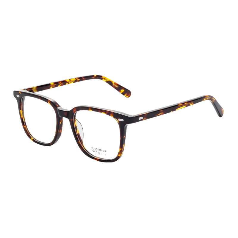 OEM&ODM High-End Unisex Reading Glasses Optical Frame New Fashionable High-End Acetate Eyewear Solid Acetate