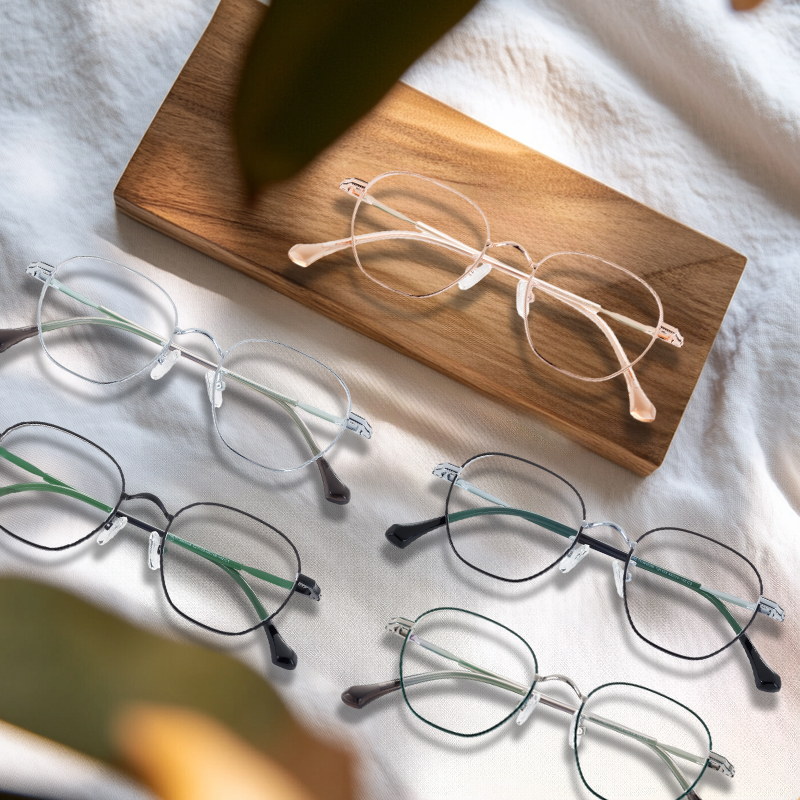 Best Grade Titanium Prescription Glasses Optical Frames Myopia Prescription Pure Titanium Eyeglasses Frame