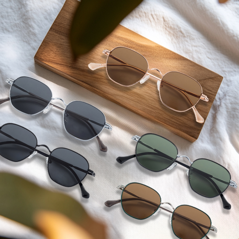 T21109-series Fashion 2025 New Sunglasses Men Luxury Customized Male Vintage Shades Titanium Sunglasses For Man