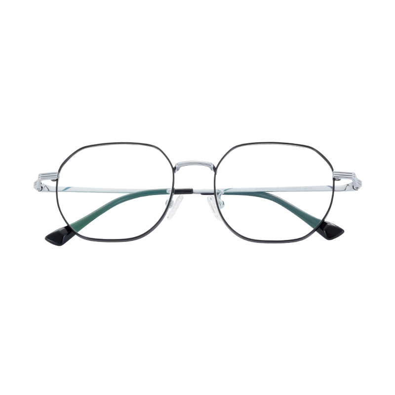 T21128 Custom Logo Retro Half Titanium Glasses Male Female Eyeglasses Optical Frame New Arrival Fashion Luxury Glasses