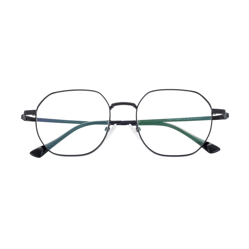 T21128 Custom Logo Retro Half Titanium Glasses Male Female Eyeglasses Optical Frame New Arrival Fashion Luxury Glasses