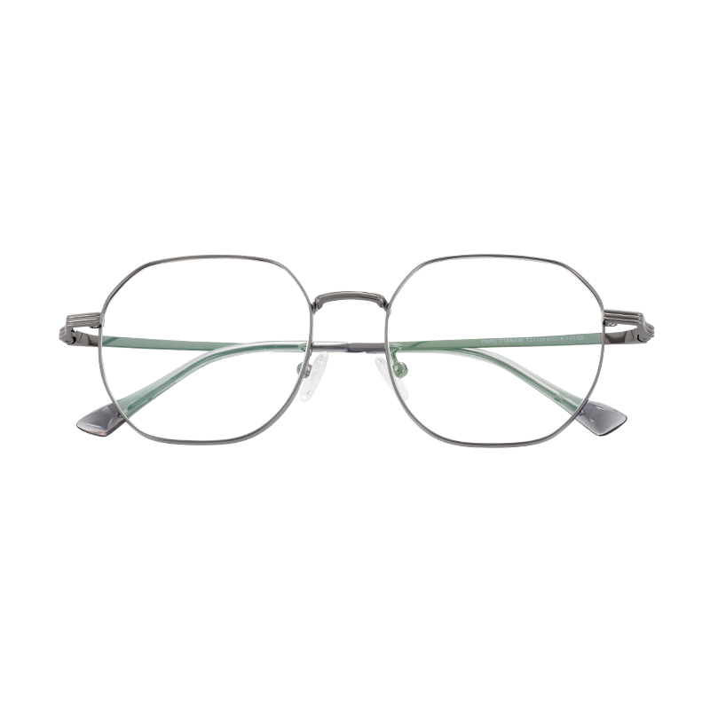 T21128 Custom Logo Retro Half Titanium Glasses Male Female Eyeglasses Optical Frame New Arrival Fashion Luxury Glasses