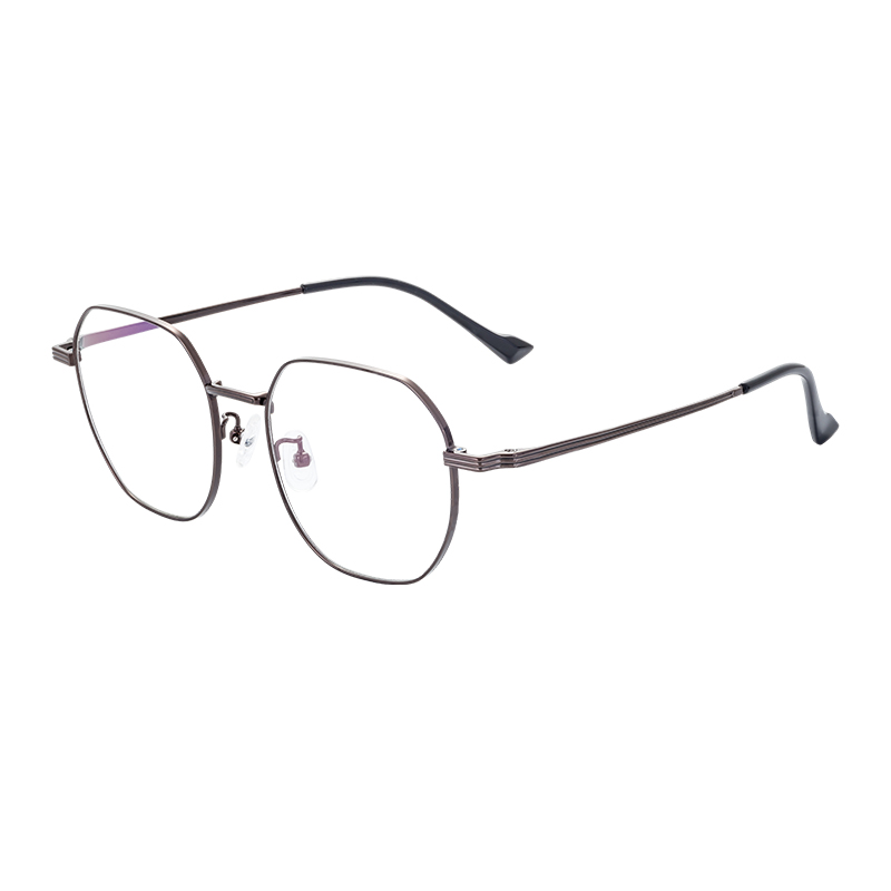 T21128 Custom Logo Retro Half Titanium Glasses Male Female Eyeglasses Optical Frame New Arrival Fashion Luxury Glasses