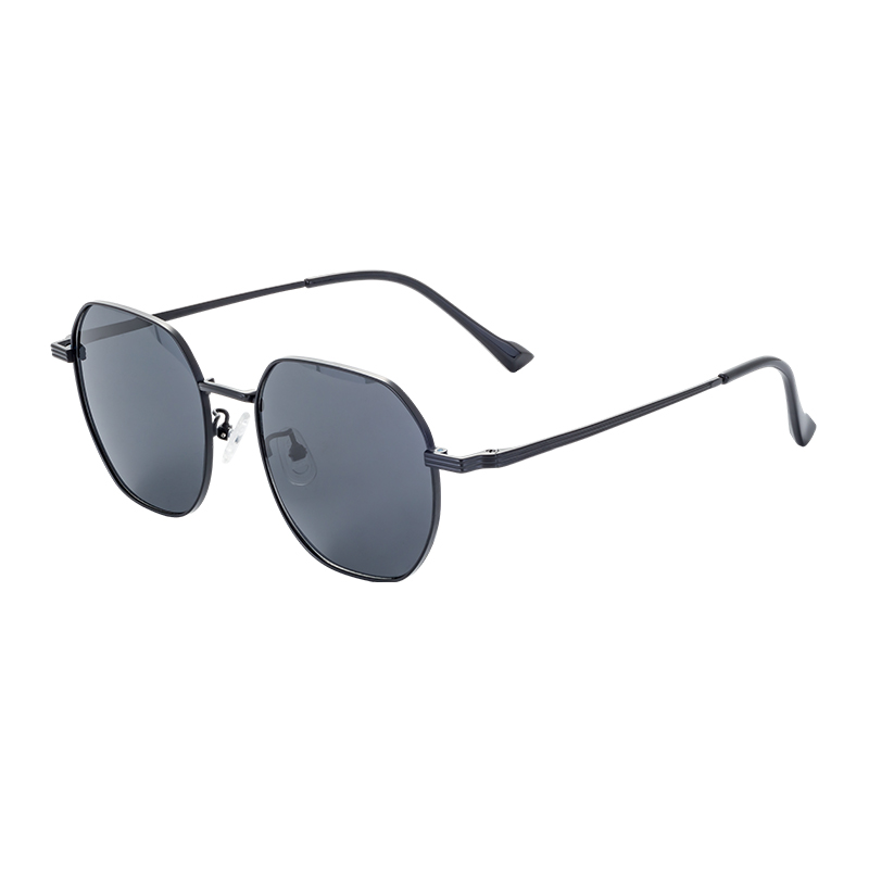 Manufacturer Wholesale Customized Lens Half Titanium Frame Sunglasses Trendy Oval Top Classic Sunnies