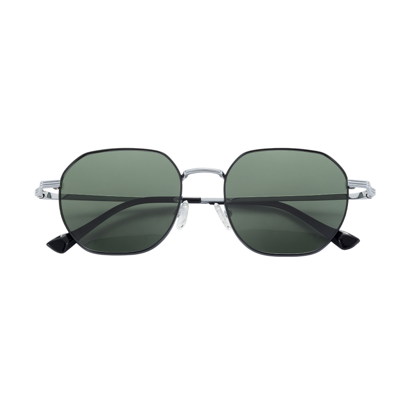 Manufacturer Wholesale Customized Lens Half Titanium Frame Sunglasses Trendy Oval Top Classic Sunnies
