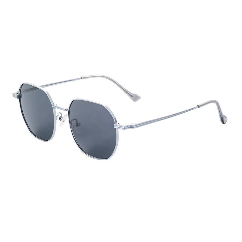 Manufacturer Wholesale Customized Lens Half Titanium Frame Sunglasses Trendy Oval Top Classic Sunnies
